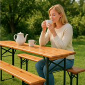 2x bancs  « Kermesse » - Pliant - 170cm - Neuf – Livraison gratuite  ⭐⭐⭐