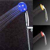 Pomme de douche LED 3 couleurs pommeau douchette