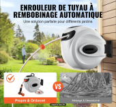 Enrouleur tuyau arrosage 35m