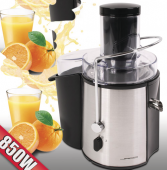 Mixeur presse-fruits en acier inoxydable 850 watts