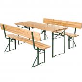 Table et banc pliant - 1,76m