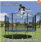 Filet de sécurité 4,30m