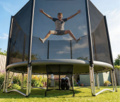 Trampoline 3,66m avec filet de protection et échelle