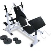 Banc de Musculation Multifonction 4 Poids