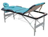 Table de massage alu - 3 zones