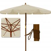 Parasol de jardin bois Ø 330cm