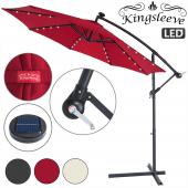 Parasol alu 3,30m LED