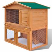 Cage Clapier Extérieur en Bois pour Lapins clapier à lapin Cage lapin 