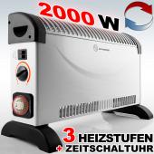 Convecteur électrique - Chauffage D'Appoint Électrique - 2000W