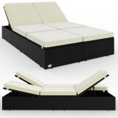 Transat jardin - Chaise longue jardin - 193x116cm