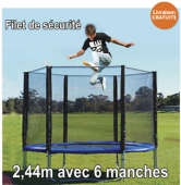 Filet de sécurité 2,44m