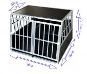 Cage transport chien - 96x90x70cm