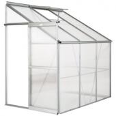 Serre de jardin polycarbonate adossée