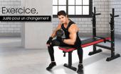 Banc De Musculation Multifonction Pliable