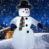 Bonhomme de neige gonflable