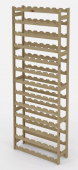 Range bouteille - casier a 91 bouteilles -  174x80x30cm