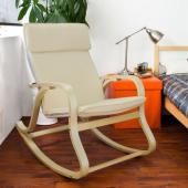 Rocking-chair - fauteuil beige