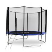 Trampoline 4m avec filet de protection et échelle