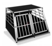 Cage de transport chien en aluminium - Cage 105x91x69 cm