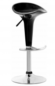 Tabouret tulipe noir