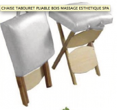 CHAISE TABOURET PLIABLE BOIS