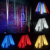 Météor Douche 10 Tubes Pluie LED mMariage Noël Décor Guirlande