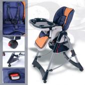 Chaise haute de bébé pour enfants grand confort
