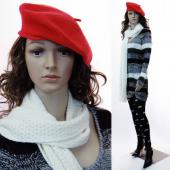 Mannequin Femme Beret + perruques