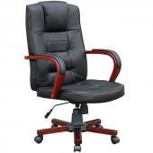 Fauteuil siège chaise de bureau ergonomique en simili cuir synthétique