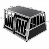 Cage transport chien - 89x69x50 (trapézoïdal)