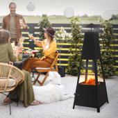 Brasero pyramide 1m