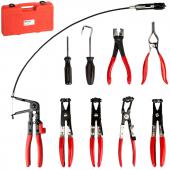 Jeu d'outils pour pinces à colliers de serrage 9 pièces