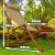 Chaise camping longue de plage B