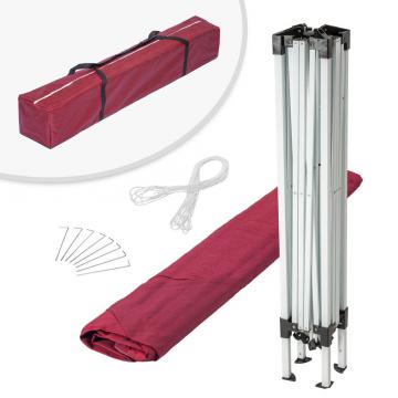 Tonnelle pliante - tonnelle pliable - 3x3m / Bordeaux 2