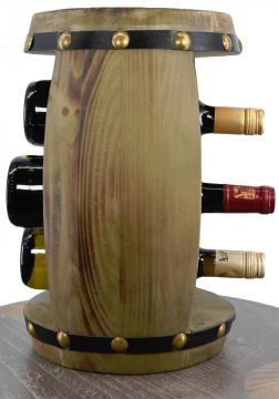 Casier bouteilles fait main / Petit tonneau