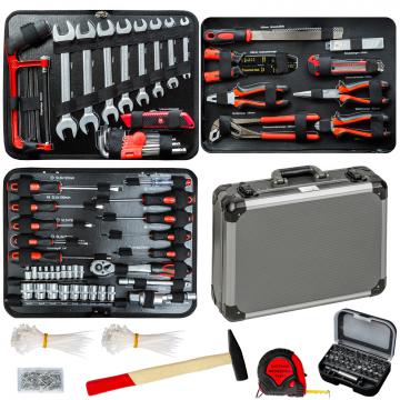 Mallette à outils 500 pièces morceau valise coffret boite caisse set