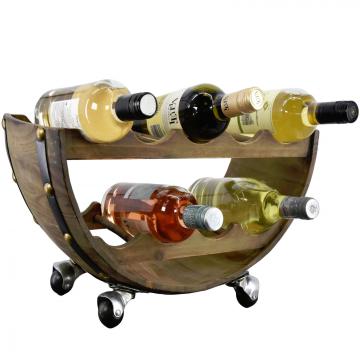Casier bouteilles fait main / Bouteille chariot