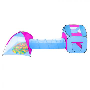 Tente igloo pour enfants avec tunnel Tente de jeu + 200 balles + sac