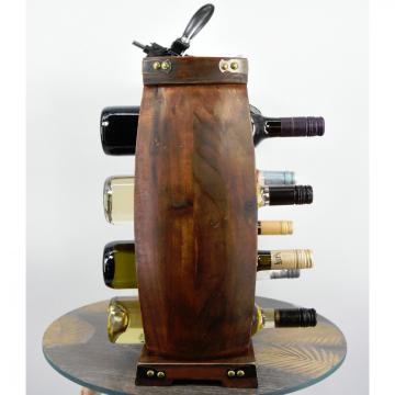 Casier bouteilles fait main / Verre et bouteille armoire