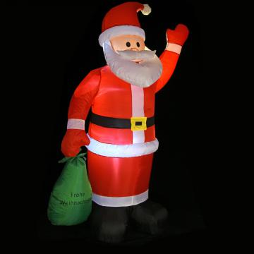 Père Noel gonflable lumineux 195cm