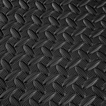 tapis de protection éléments à emboîter de fitness de gymnastique noir