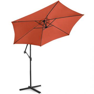 Parasol déporté 3,00m - Couleur au choix / Terracotta