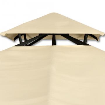 Pavillon, abris de jardin tonnelle 4×3 m Cappucino