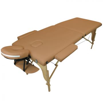 Table de massage BOIS 2 zones pliante