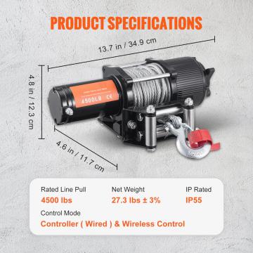 Treuil 12V - 2132kg-6