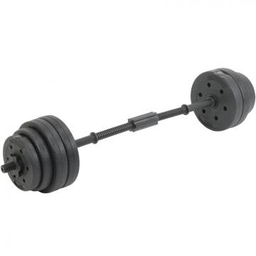 Amonax haltere musculation 20 30 kg, alteres barre poids musculation  reglable homme femme, sport maison materiel poids à domicile haltérophilie,  set haltères de fitness dumbbell kit (Noir 20KG) en destockage et  reconditionné