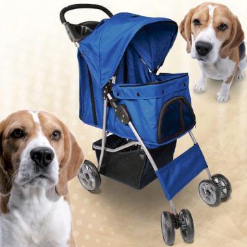 Poussette pour chien - remorque chien - caddie chien