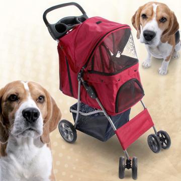 Poussette pour chien - remorque chien - caddie chien