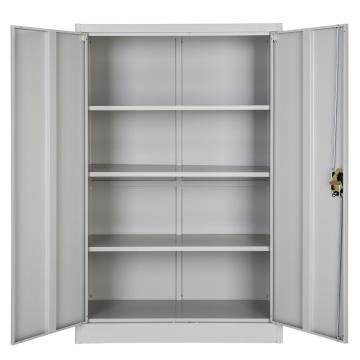 Armoire metallique - 4 étagères - 140x90x40cm