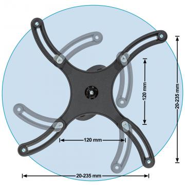 support videoprojecteur - fixation videoprojecteur - Support plafond videoprojecteur